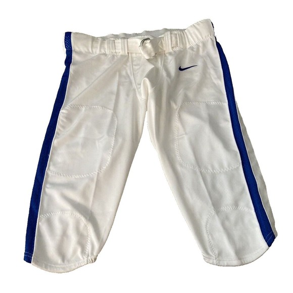 Nike Stock Vapor Pro Football Pants White Blue CI3771-108 Men's Size 2XL NEW